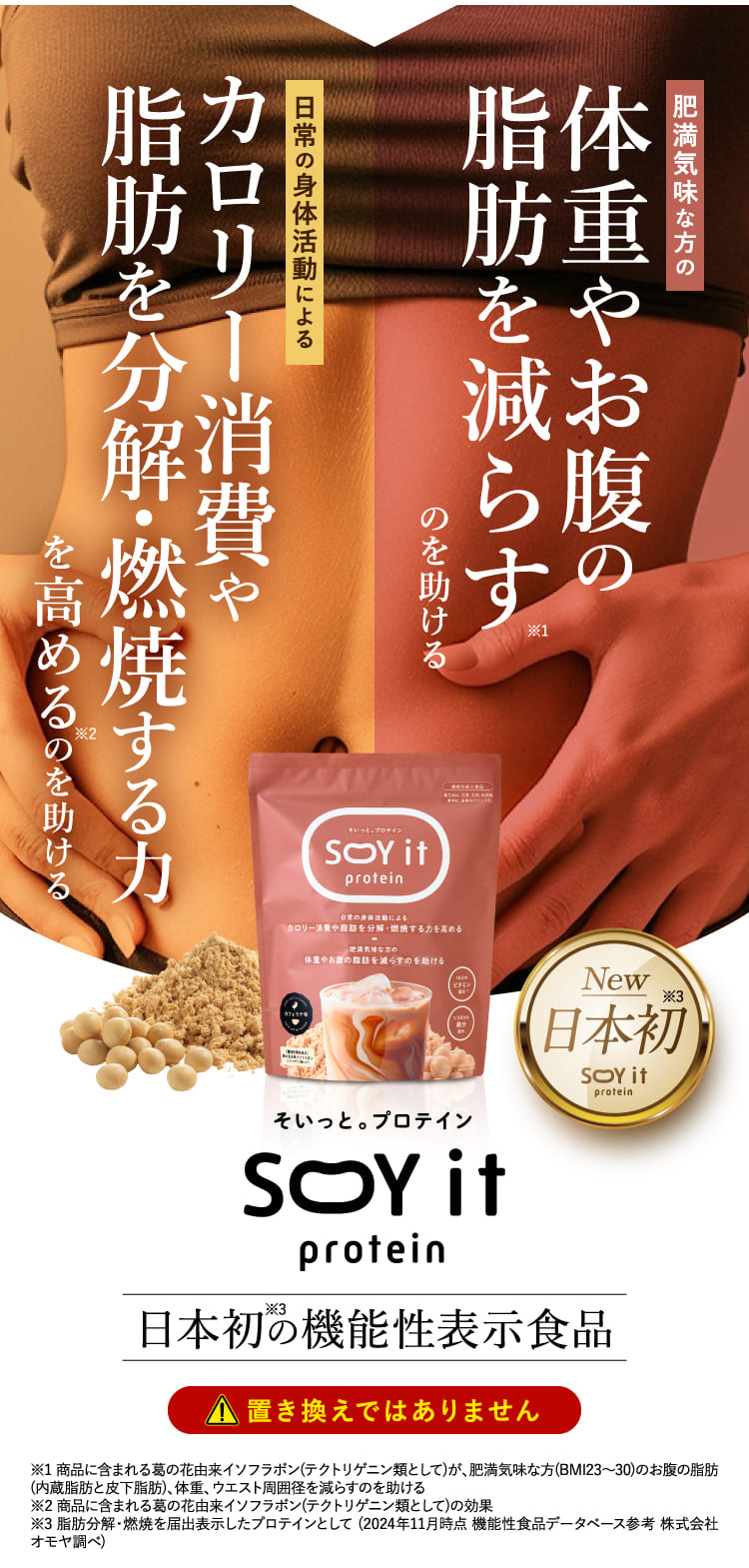 そいっと☆SOY it プロテイン☆2袋セット SOY it protein